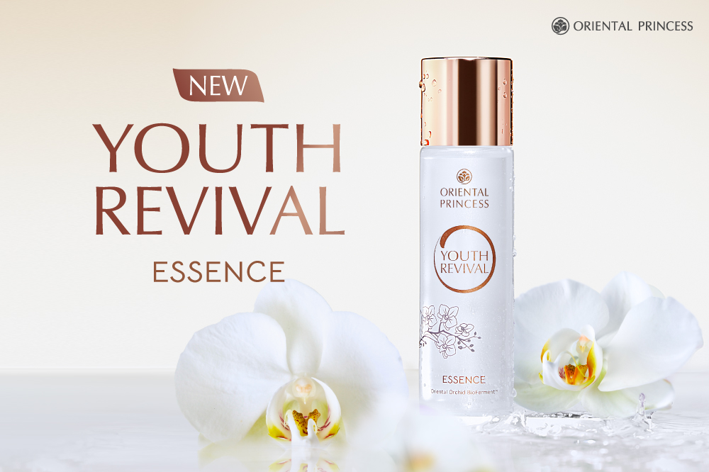 Oriental Princess Youth Revival Essence  สุดยอดการบำรุงคืนความอ่อนเยาว์  เรียบเนียนกระจ่างใส    ลดเลือนร้ิวรอย  ฟื้นฟูผิวนุ่มชุ่มชื่นยาวนาน 3  วัน 